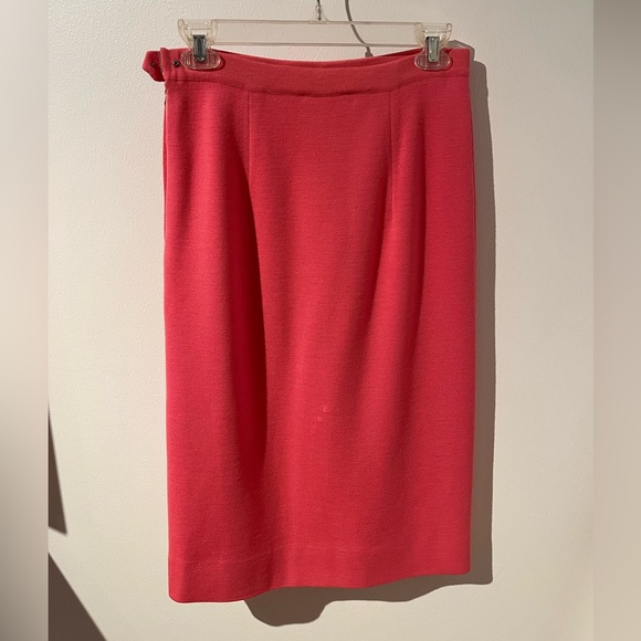 Vintage Gino Paoli Italian Wool Pencil Skirt - Picture 1 of 5